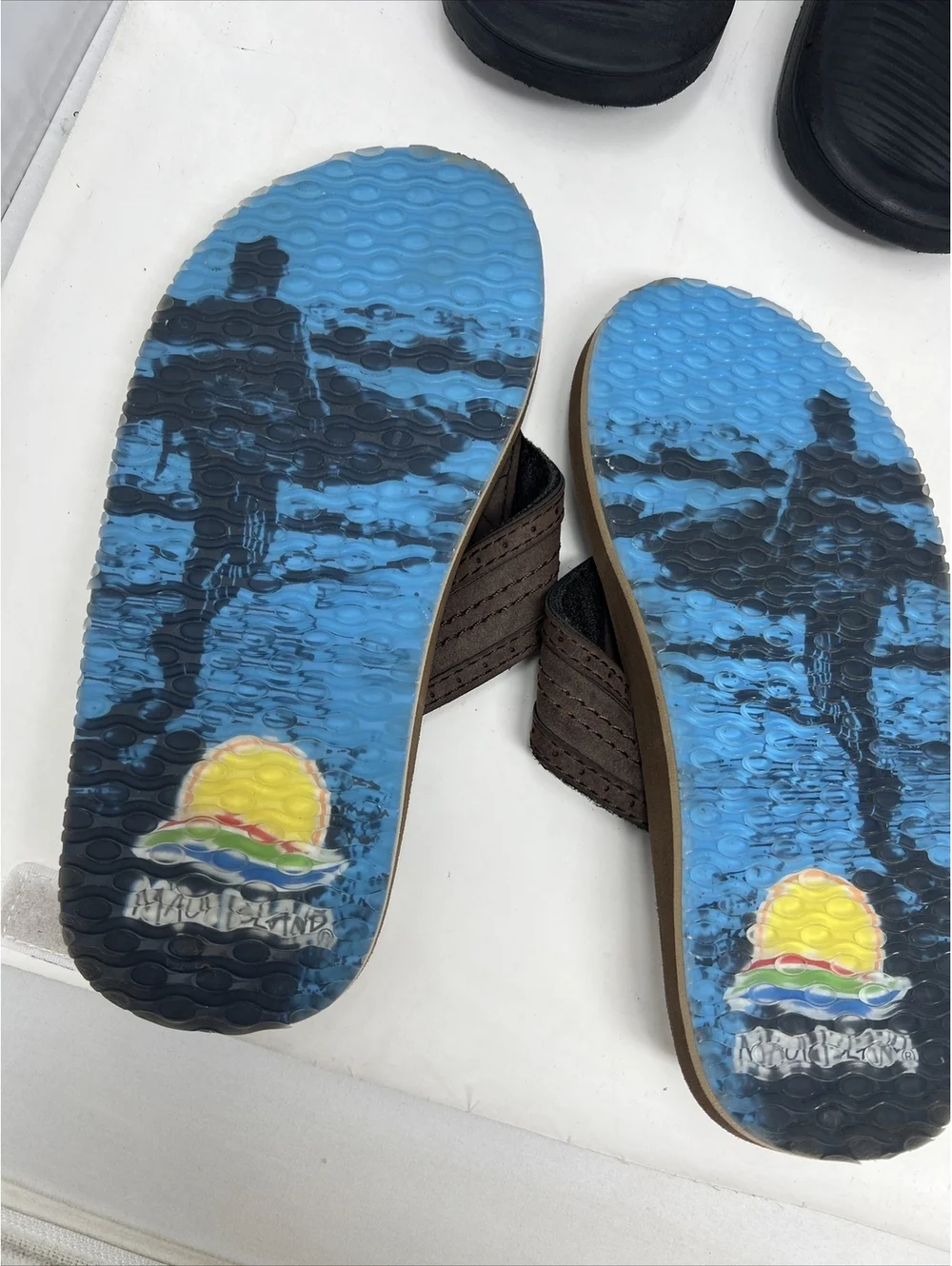 Lot of 6 pairs of kids youth sandals flip flops slides NIKE size 13 1Y 6Y & more